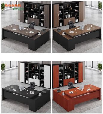 Bàn trưởng phòng gỗ công nghiệp cho văn phòng BTF 001