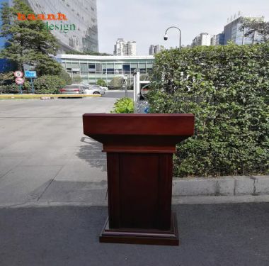 Bục phát biểu gỗ đẹp thiết kế hiện đại cho hội trường-BPB 009