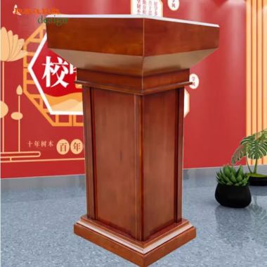 Bục phát biểu gỗ đẹp thiết kế hiện đại cho hội trường-BPB 009