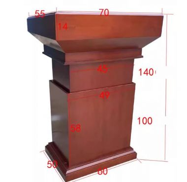 Bục phát biểu gỗ đẹp thiết kế hiện đại cho hội trường-BPB 009