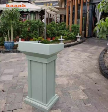 Bục phát biểu gỗ đẹp thiết kế hiện đại cho hội trường-BPB 009