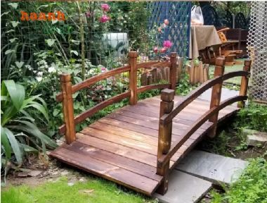 Biến khu vườn thành chốn mơ mộng với cầu gỗ-CGN 007