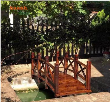 Tạo không gian sống động với cầu gỗ ngoài trời-CGN 006