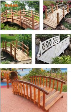 Biến khu vườn thành chốn mơ mộng với cầu gỗ-CGN 007