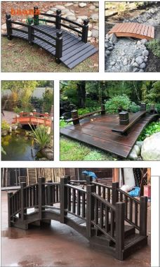 Biến khu vườn thành chốn mơ mộng với cầu gỗ-CGN 007