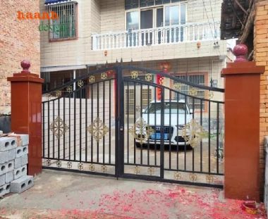 Cổng sắt mỹ thuật – Nét đẹp đẳng cấp cho không gian sống-CSM 001
