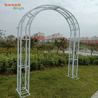 Cổng vòm trang trí sắt sơn tĩnh điện CVM 001
