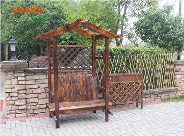 Sáng tạo dàn trang trí gỗ sân vườn tuyệt đẹp-DGT 005