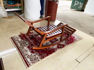 Ghế đọc sách gỗ gõ đỏ tự nhiên sản phẩm cho gia đình GBB 004