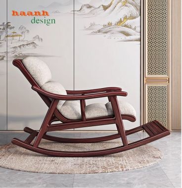 Ghế thư giãn đọc sách gỗ tự nhiên gia đình tiện ích GBB 012