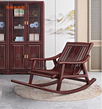 Ghế thư giãn đọc sách gỗ tự nhiên gia đình tiện ích GBB 012