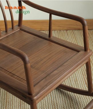 Ghế thư giãn gỗ óc chó tự nhiên GBB 003