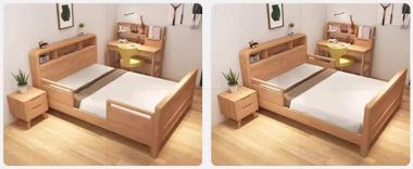 Giường ngủ trẻ em bằng gỗ hiện đại, bền đẹp cho gia đình Việt-GDC 005