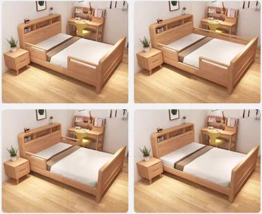 Giường ngủ trẻ em bằng gỗ hiện đại, bền đẹp cho gia đình Việt-GDC 005