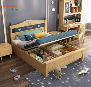 Ý tưởng trang trí giường ngủ trẻ em đầy sáng tạo-GDN 004