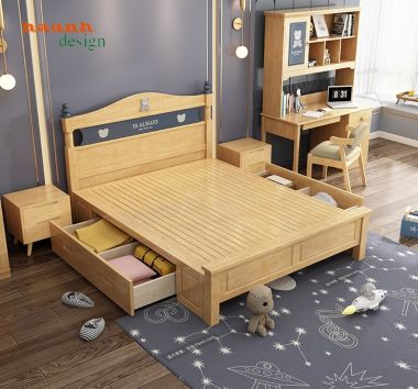Ý tưởng trang trí giường ngủ trẻ em đầy sáng tạo-GDN 004