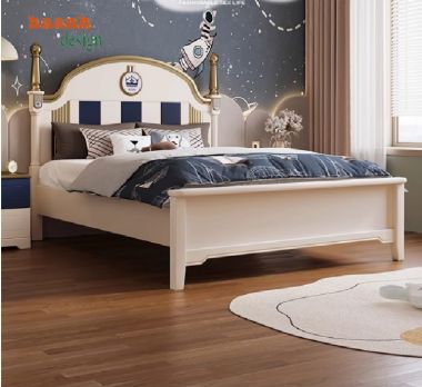 Tạo không gian dễ thương với giường ngủ trẻ em gỗ-GND 009