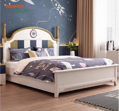 Tạo không gian dễ thương với giường ngủ trẻ em gỗ-GND 009