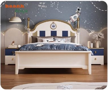 Tạo không gian dễ thương với giường ngủ trẻ em gỗ-GND 009