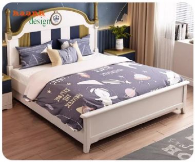 Tạo không gian dễ thương với giường ngủ trẻ em gỗ-GND 009
