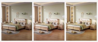 Giường gỗ trẻ em bằng gỗ sồi – Lựa chọn hoàn hảo cho bé-GND 015