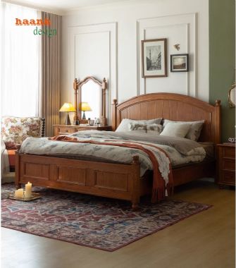 Giường Ngủ Gỗ Trẻ Em – An Toàn & Tinh Tế Từ Gỗ Sồi Tự Nhiên-GND 013
