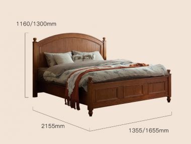 Giường Ngủ Gỗ Trẻ Em – An Toàn & Tinh Tế Từ Gỗ Sồi Tự Nhiên-GND 013