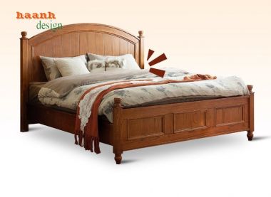 Giường Ngủ Gỗ Trẻ Em – An Toàn & Tinh Tế Từ Gỗ Sồi Tự Nhiên-GND 013