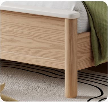 Giường gỗ trẻ em bằng gỗ sồi – Lựa chọn hoàn hảo cho bé-GND 015