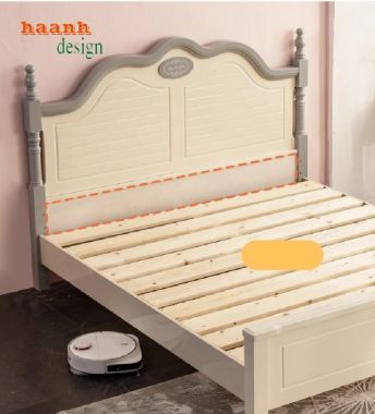 Giường Ngủ Trẻ Em Gỗ Tự Nhiên-Nuôi Dưỡng Ước Mơ Tuổi Thơ-GND 012