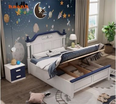 Những mẫu giường ngủ trẻ em bằng gỗ đang hot hiện nay-GND 010