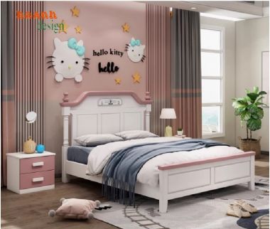 Những mẫu giường ngủ trẻ em bằng gỗ đang hot hiện nay-GND 010