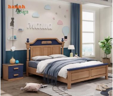 Những mẫu giường ngủ trẻ em bằng gỗ đang hot hiện nay-GND 010
