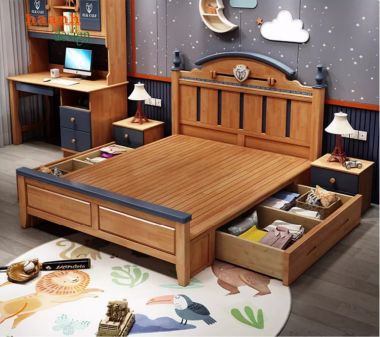 Giường ngủ trẻ em-Thế Giới Ngủ Nghỉ Tuyệt Vời Cho Bé-GND 011