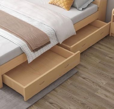 Top mẫu giường gỗ công nghiệp có ngăn kéo đẹp hiện đại 2025-GNH 007