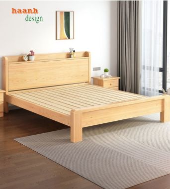 Khám phá giường ngủ gỗ hiện đại đầy sang trọng-GNH 003