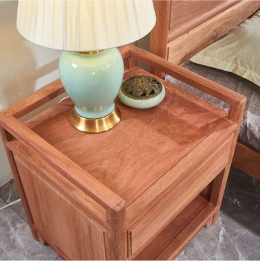 Giường ngủ gỗ hương nhập khẩu – Nâng tầm không gian sống-GNC 014
