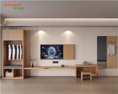 Giường khách sạn đẹp hiện đại cho phòng ngủ khách sạn cao cấp-GNN 010