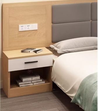 Tạo cảm giác sang trọng với giường khách sạn gỗ cao cấp-GNN 008