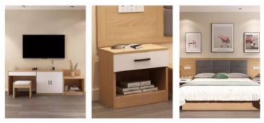 Tạo cảm giác sang trọng với giường khách sạn gỗ cao cấp-GNN 008