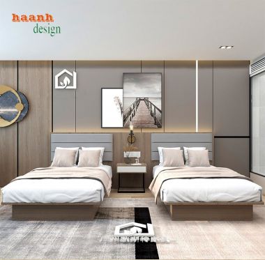 Giường ngủ khách sạn hiện đại và tiện nghi-GNN 005
