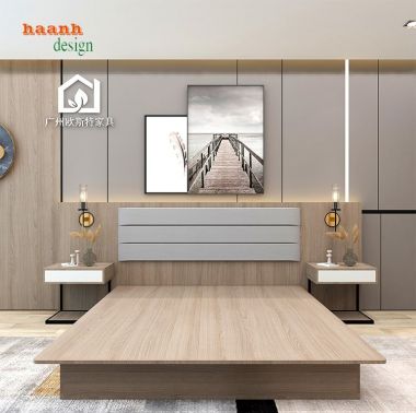 Giường ngủ khách sạn hiện đại và tiện nghi-GNN 005