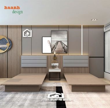 Giường ngủ khách sạn hiện đại và tiện nghi-GNN 005