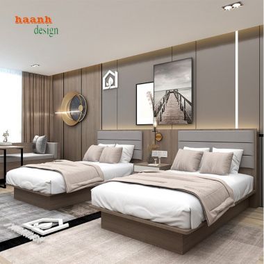 Giường ngủ khách sạn hiện đại và tiện nghi-GNN 005