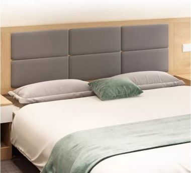Tạo cảm giác sang trọng với giường khách sạn gỗ cao cấp-GNN 008