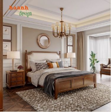 Mẫu Giường Ngủ Khách Sạn Hiện Đại Được Ưa Chuộng Nhất Hiện Nay-GNK 007