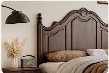 Ấm cúng giường ngủ khách sạn gỗ cho trải nghiệm hoàn hảo-GNK 006