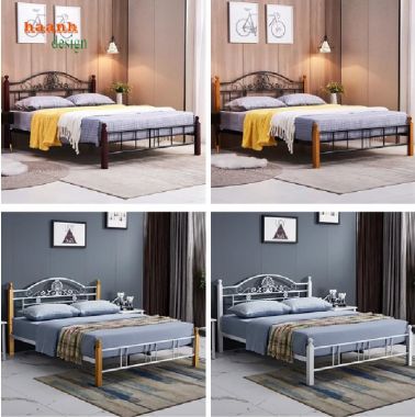 Giường ngủ sắt mỹ thuật đẹp – Đậm phong cách châu Âu-GNS 006