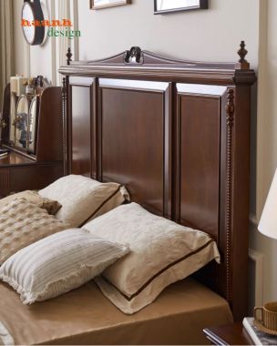 Bộ giường ngủ tân cổ điển cao cấp – Thiết kế Châu Âu-GGC 016