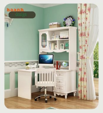 Mãn nhãn với giường tân cổ điển gỗ gõ đỏ sang trọng-GGC 012
